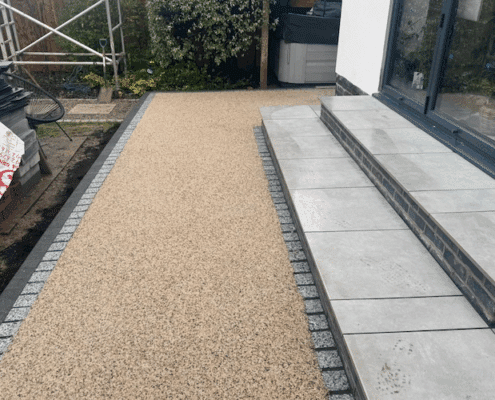 resin patio completed in Rochdale