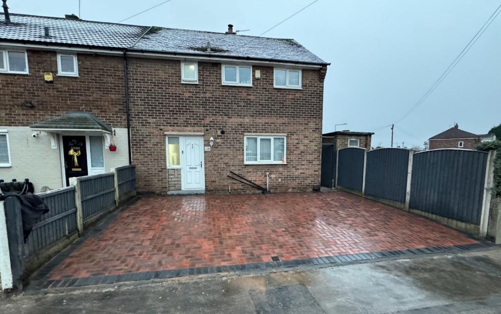 block paving driveway competed in Saddleworth