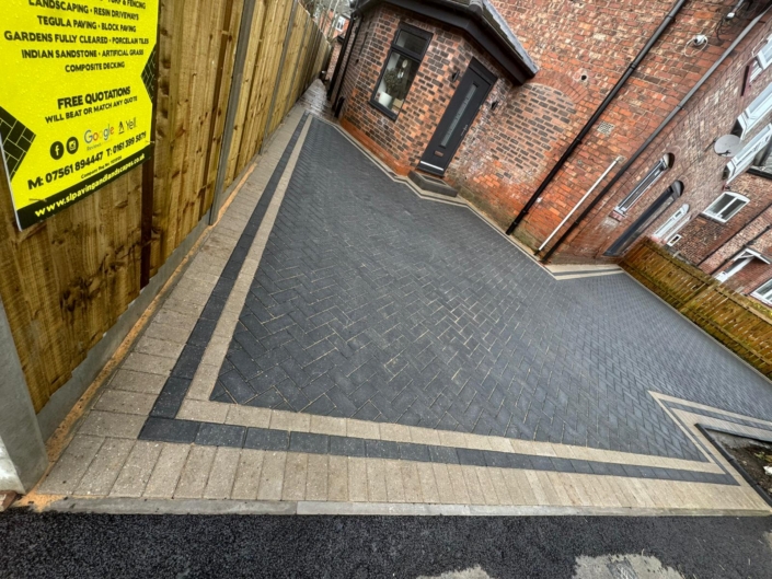 block paving driveway completed in Rochdale