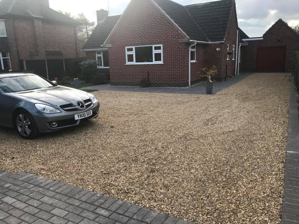 gravel driveway completed in Rochdale by SL Paving & Landscapes Ltd