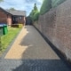 large resin driveway in golden quartz in Norden Rochdale