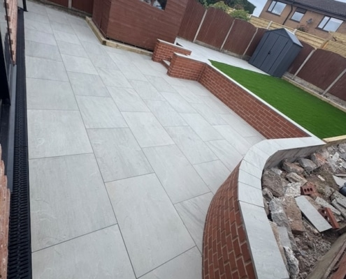 patio installed BY SL Paving Saddleworth